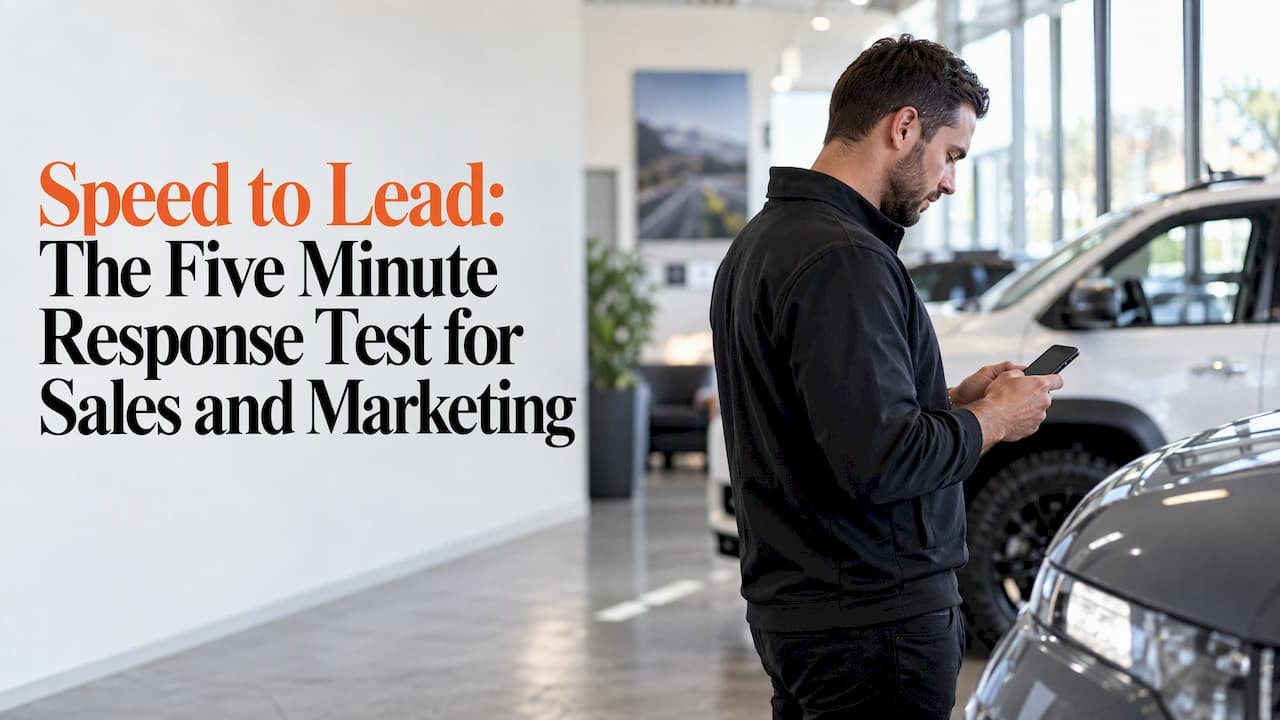 Speed to Lead: The Five Minute Response Test for Sales and Marketing
