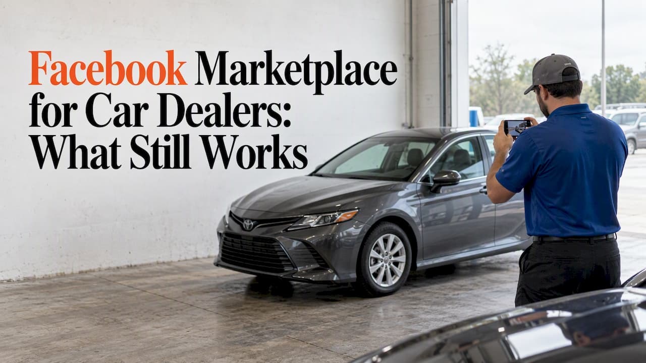 Facebook Marketplace for Car Dealers: What Still Works