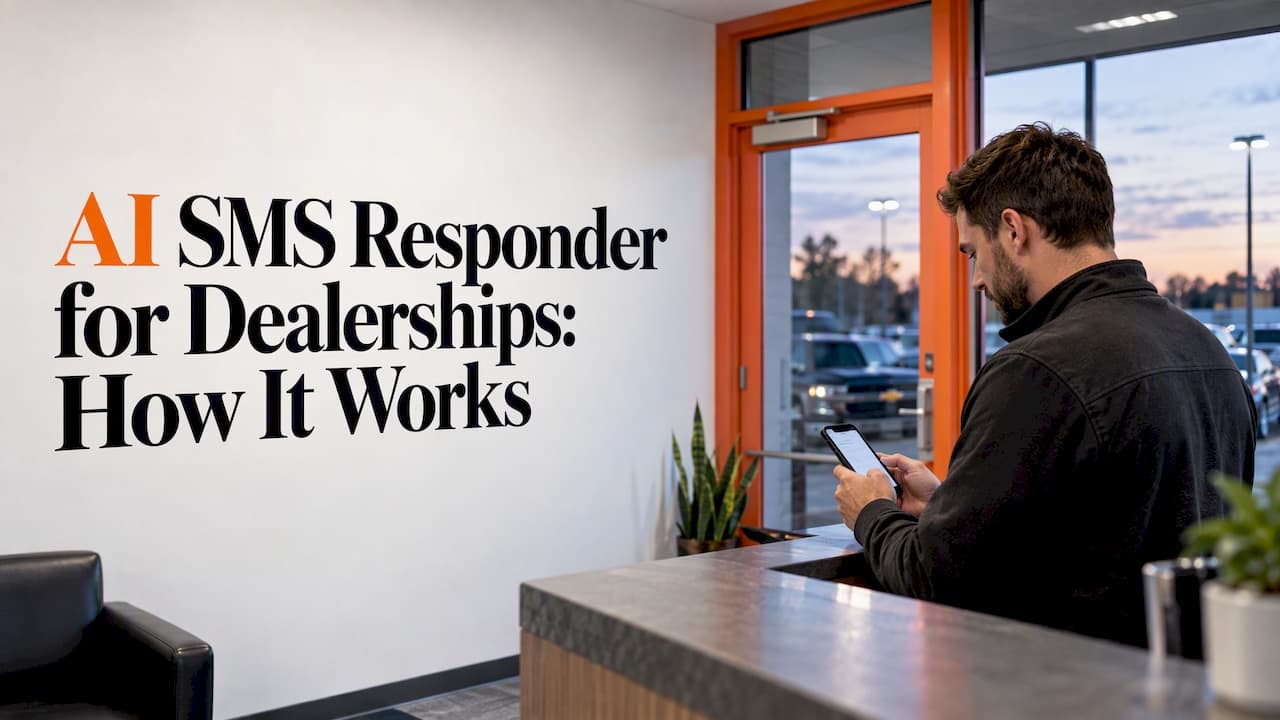 AI SMS Responder for Dealerships: How It Works