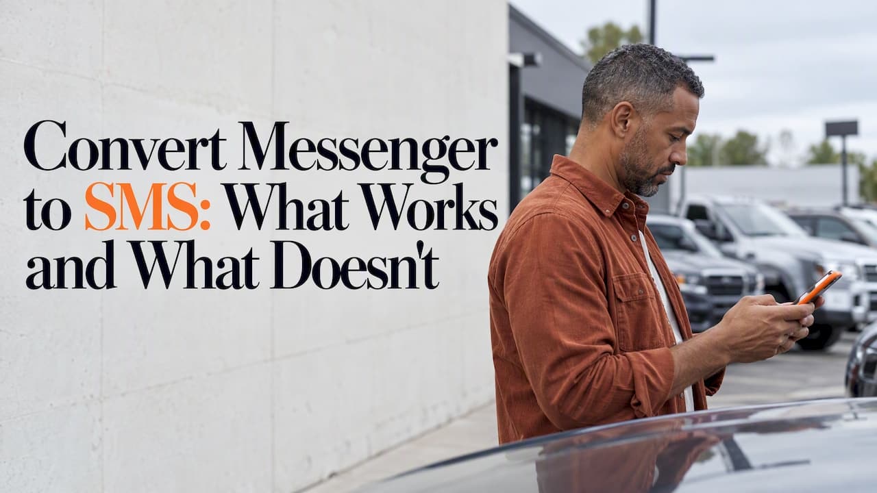 Convert Messenger to SMS: What Works and What Doesn't
